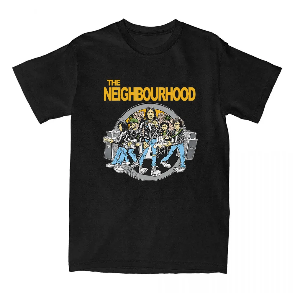The Neighborhood NBHD Band Printing T-shirt Cotton High Quality Women/Men Tshirts Ropa Mujer Casual Short Sleeve Tee-shirt Male