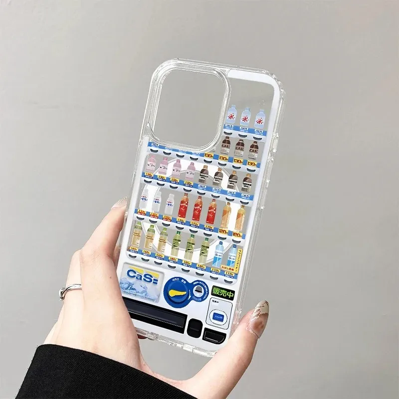 Фото Магнитный чехол для телефона для Samsung Galaxy S25 S24 S23 S22 S21 S20 FE Edge Plus Ultra 5G, мягкий прозрачный чехол из ТПУ для торговых автоматов №1