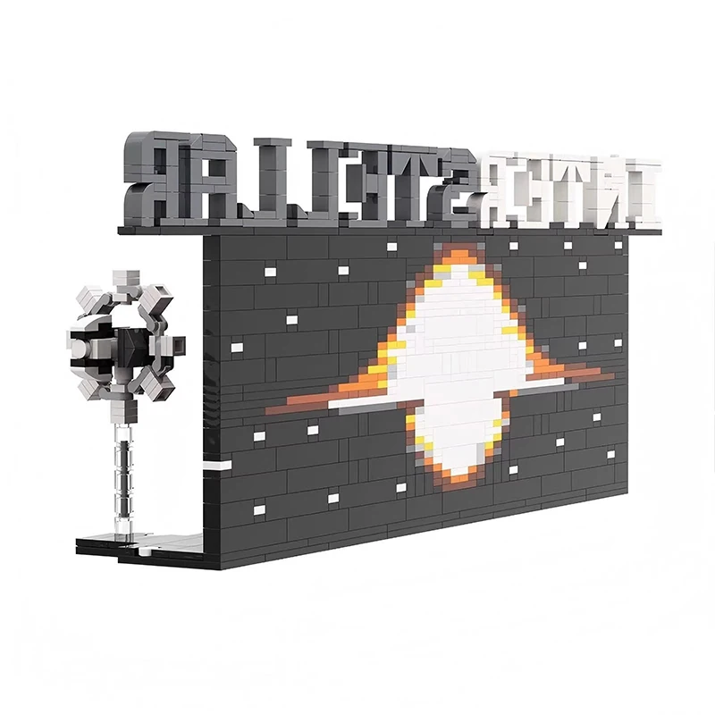 Фото Bricklink Creative MOC Moive Межзвездная сквозь черное отверстие Наборы моделей сцены DIY Строительные блоки Детские игрушки Рождественский подарок №3