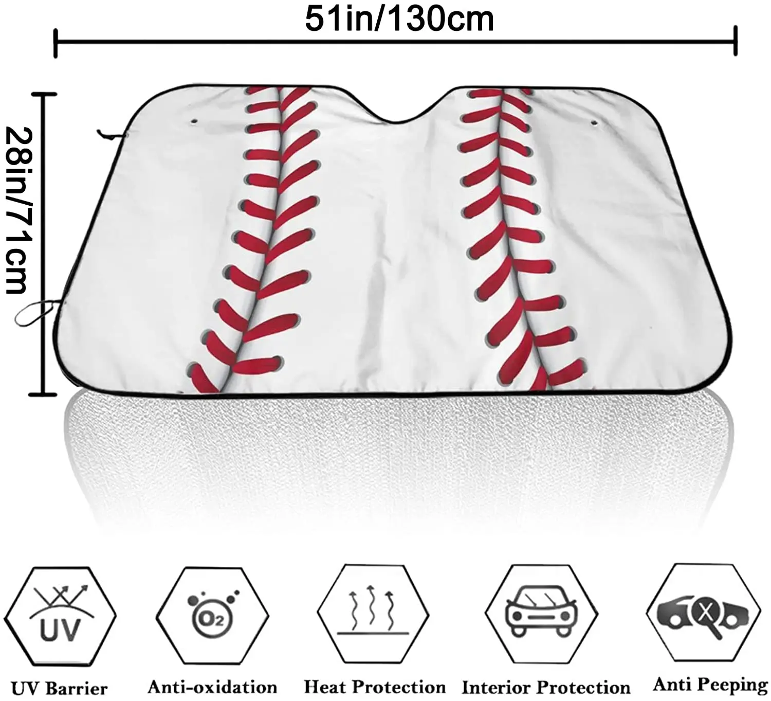 Рисунок 2 - Солнцезащитный козырек на лобовое стекло автомобиля