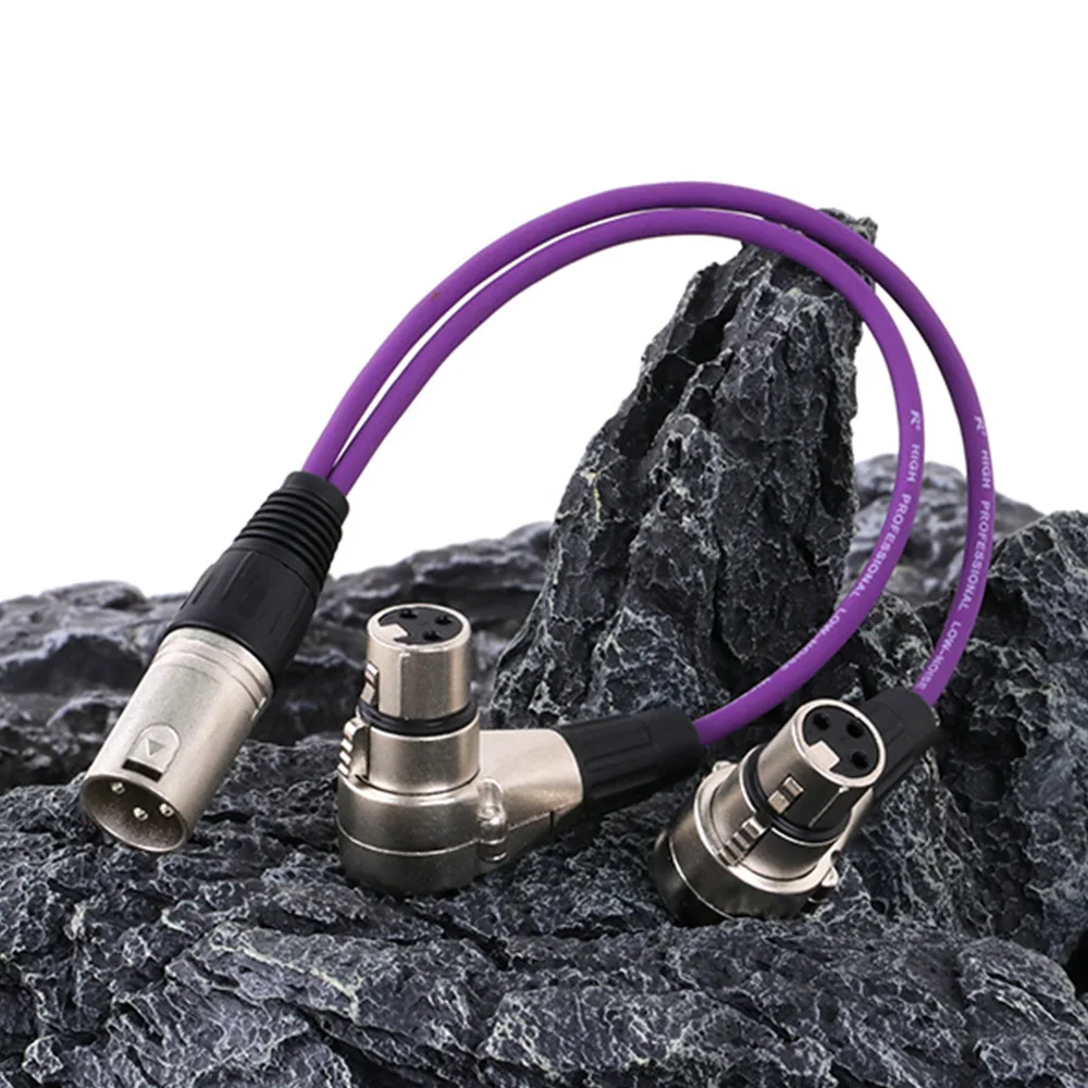 Фото Y-образный разветвитель, 3Pin XLR штекер-двойной 3Pin XLR разъем, сбалансированный микрофон, аудио удлинитель, адаптер, конвертер для Amp динамика №3
