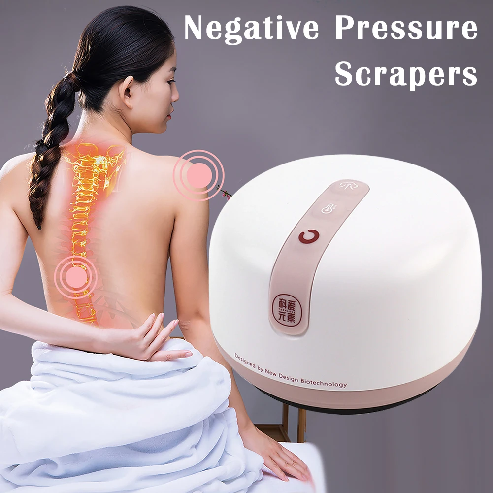 

Electric Cupping Massage Gua Sha Scraping Instrument USB Therapy Body Negative Pressure Massager for Relieve Physical Fatigue