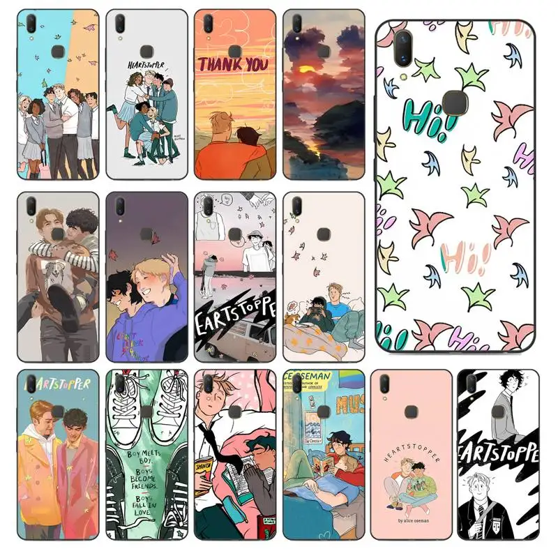 

Heartstopper Phone Case for Vivo Y91C Y11 17 19 17 67 81 Oppo A9 2020 Realme c3
