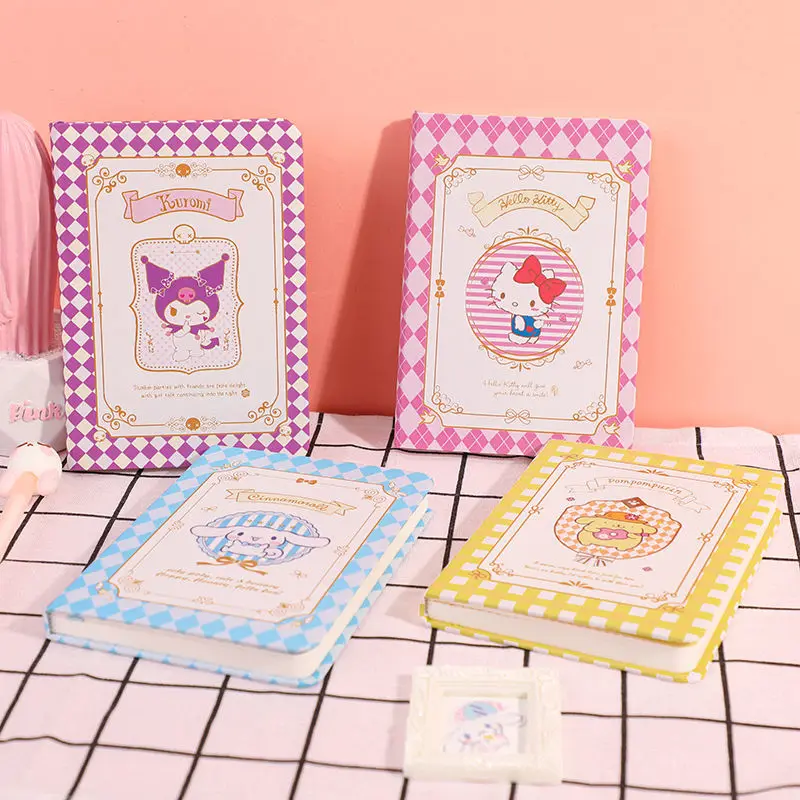 

Cartoon Sanrio A6 Notebook Cute Hello Kitty Cinnamoroll Kuromi Notepad Student Notepad Diary Student Stationery