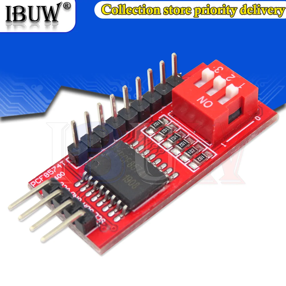 Плата ввода/вывода PCF8574 PCF8574T для интерфейса порта I2C Каскадный Расширенный модуль