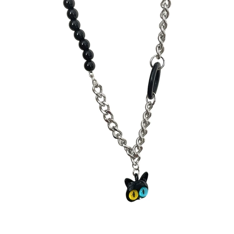 

Cat Pendant Choker Neck Chain Cat Neck Jewelry Fashion Jewelry for Women Girls 264E