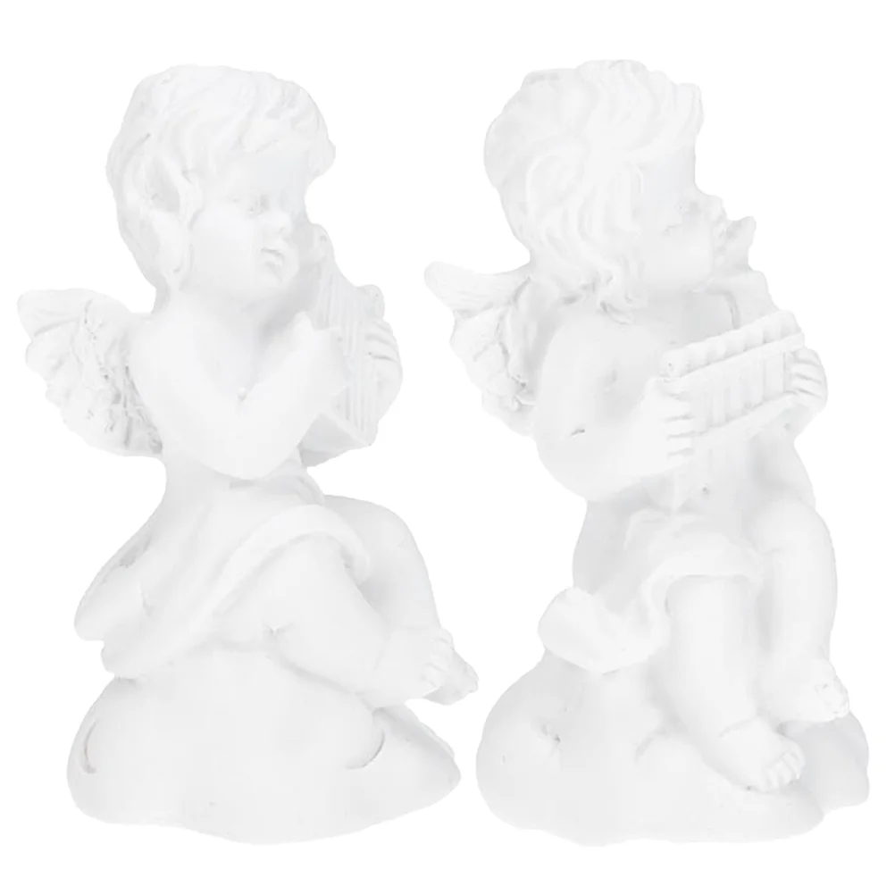 

Eros Cherub Decor Small Items Shelf Tabletop Decoration Angel Resin Figurines Home Statue Photo Prop Trendy
