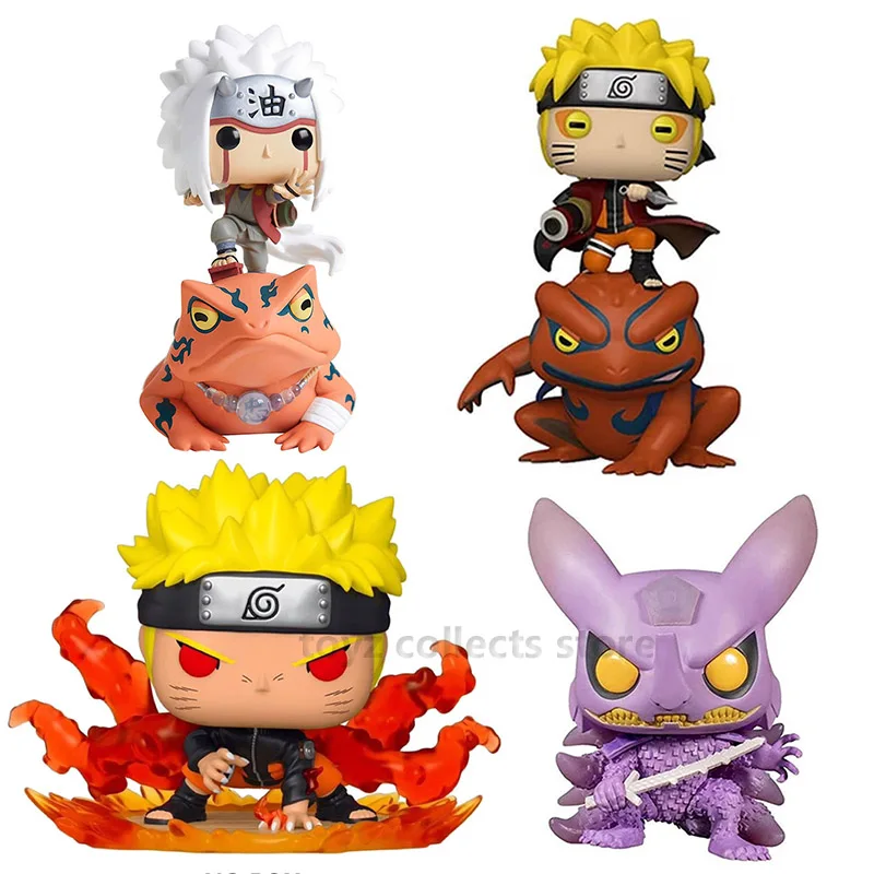Виниловые фигурки Funko Pop Rides Jiraya On Toad #73 Naru Borutos GAMAKICHI Shippuden Uzumaki as Nine Tails #1233 #725 Kurama