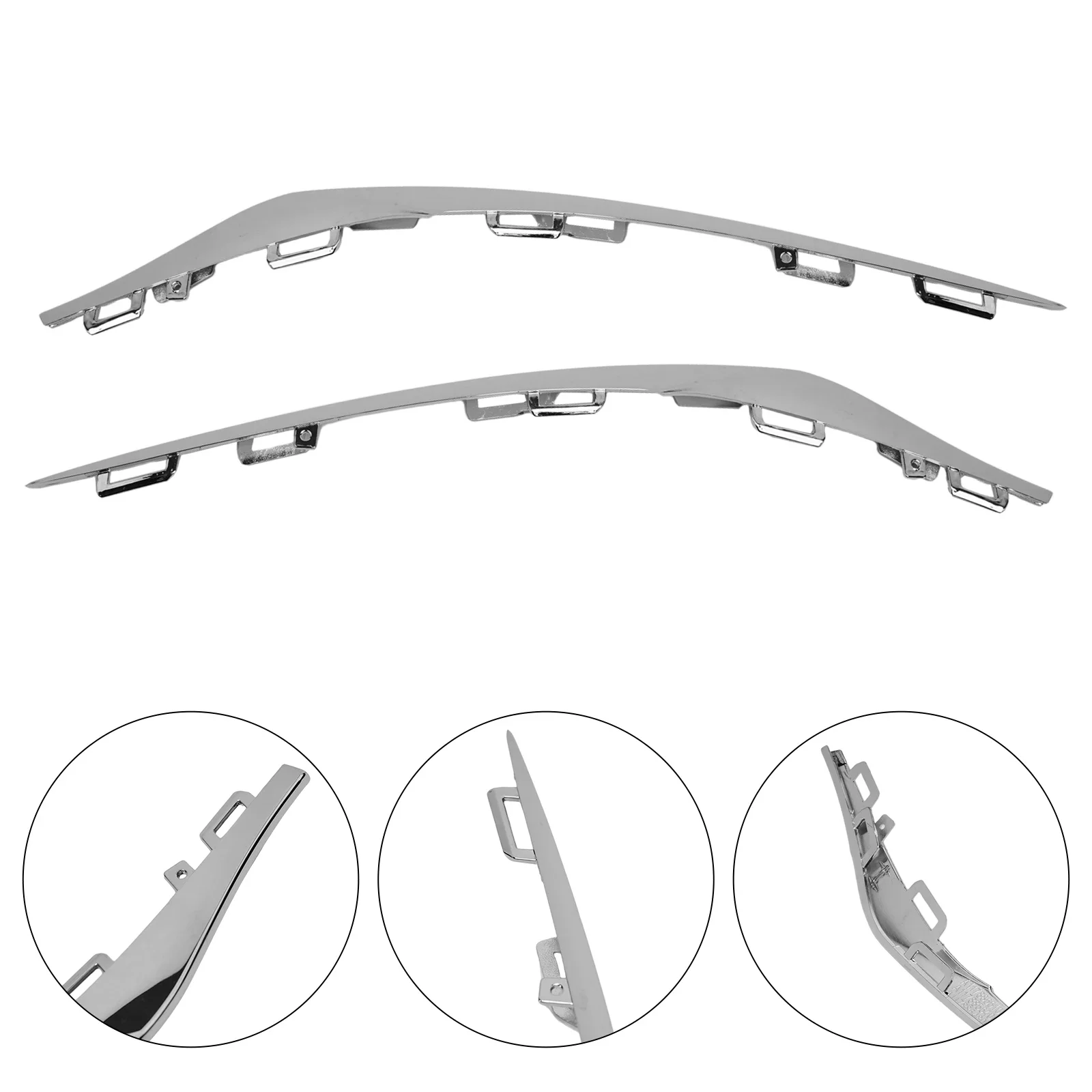 Новая пара передних крышек бампера молдинговая отделка для Mercedes W117 CLA 180 200 250 2016-2019