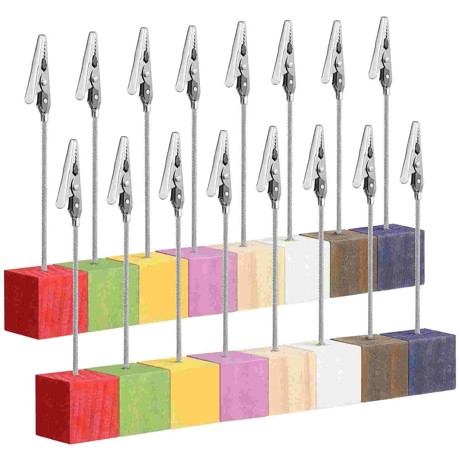 

Holder Table Holders Clips Memo Number Photo Place Picture Clip Stand Wood Name Stands Wooden Note Sign Menu Cube Weddings