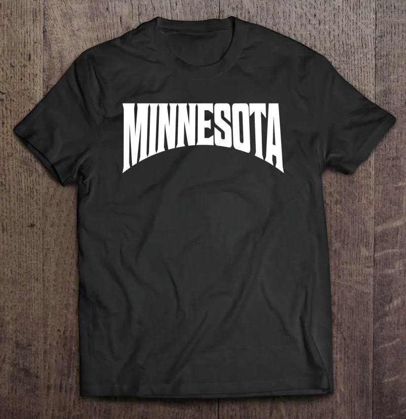 

Футболка с принтом «Миннесота» для мужчин и женщин, пуловер с белым текстом, топ с коротким рукавом в стиле Харадзюку