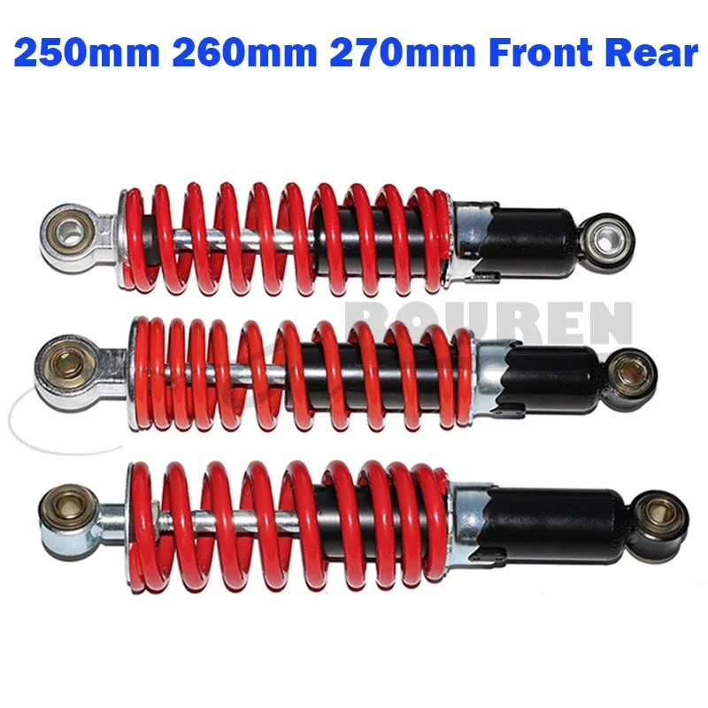 

250mm 260mm 270mm Front Rear Shock Absorber Suspension Spring For Motorcycle 50cc-150cc Scooter ATV Go Kart Buggy Pit Dirt Bike