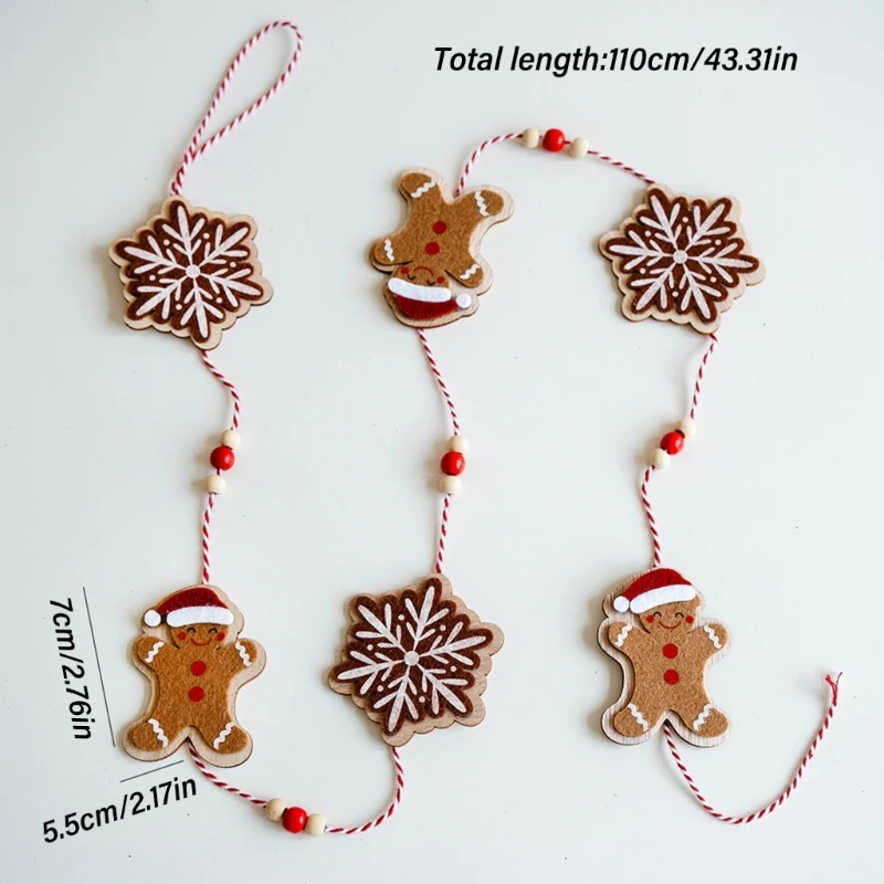 Рождественские пряники с человечком подвесное украшение для праздничного