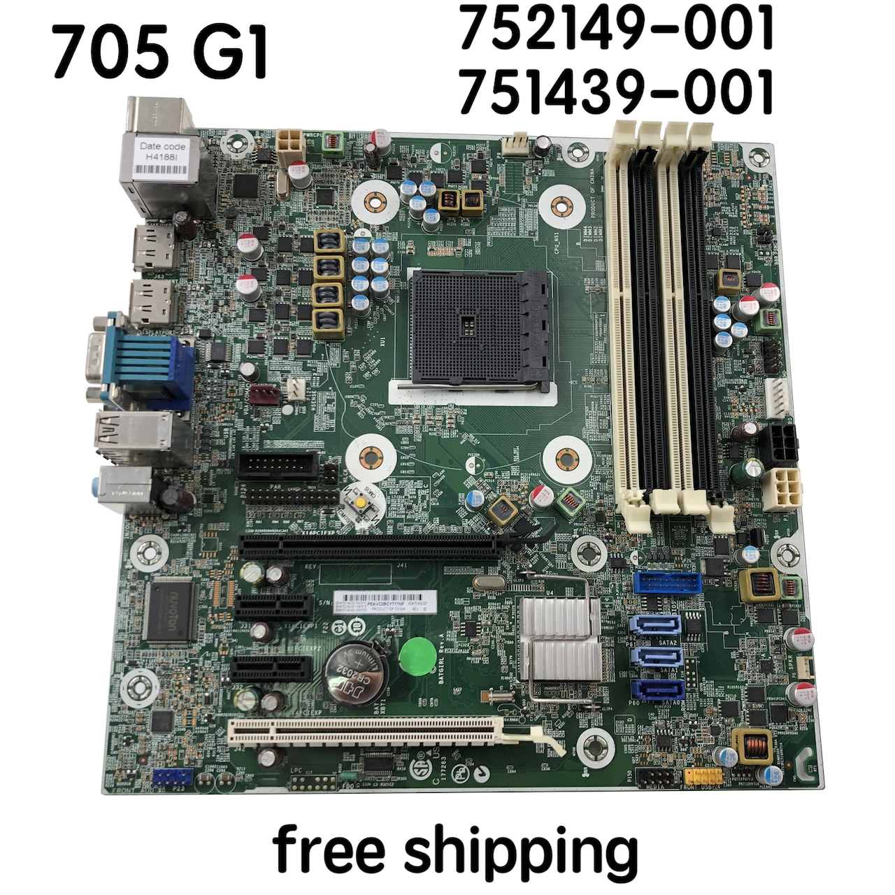 

752149-001 For HP ProDesk 705 G1 Motherboard 751439-001 752149-501 752149-601 Mainboard 100% Tested Fully Work