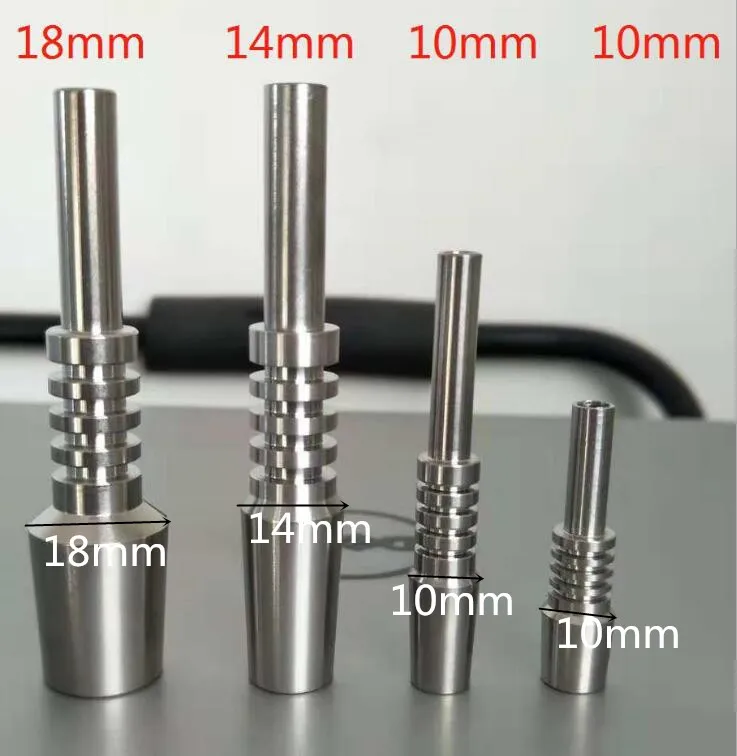 

1pc Glass hookah honey collector titanium cigarette nail titanium nail titanium smoking set 10mm 14mm 18mm titanium nail