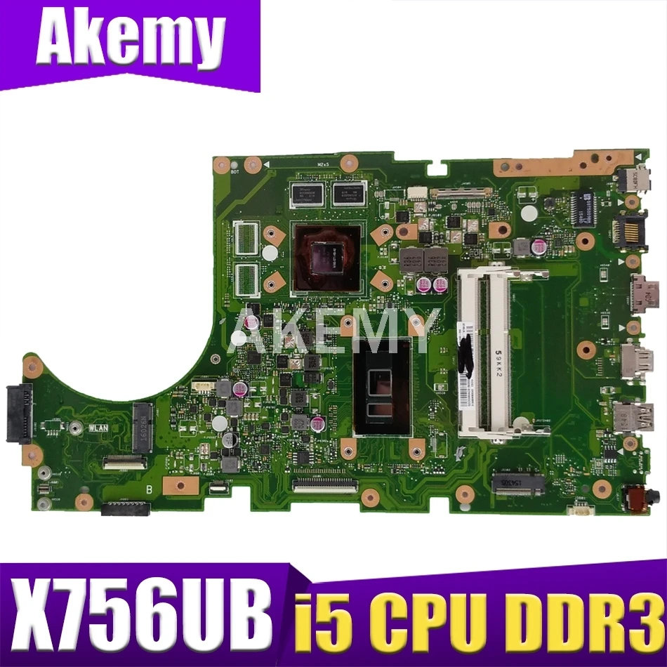 

Материнская плата для ASUS X756UB X756UJ i5 CPU 2GB GPU DDR3 90NB0A10-R00040
