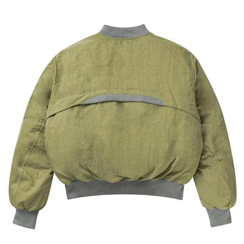 Зимняя американская вышитая лоскутная рабочая одежда хлопковая куртка с обеих