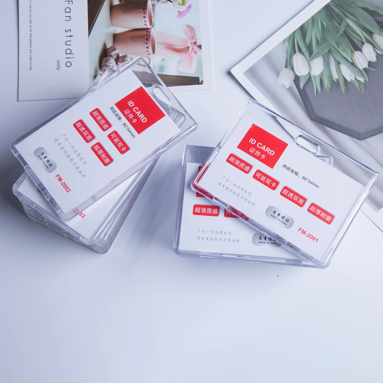 10 шт. прозрачный акриловый держатель для карт