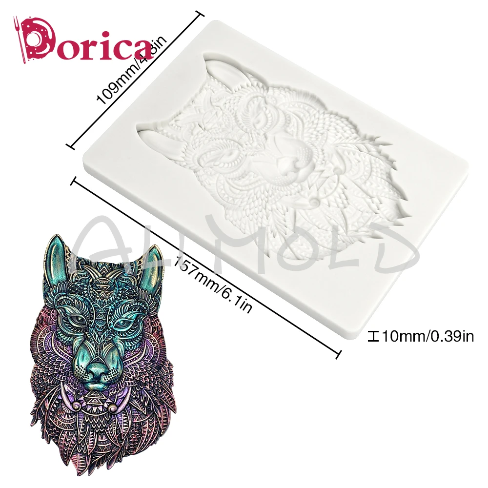 

Силиконовая форма «Волчья Голова» Dorica
