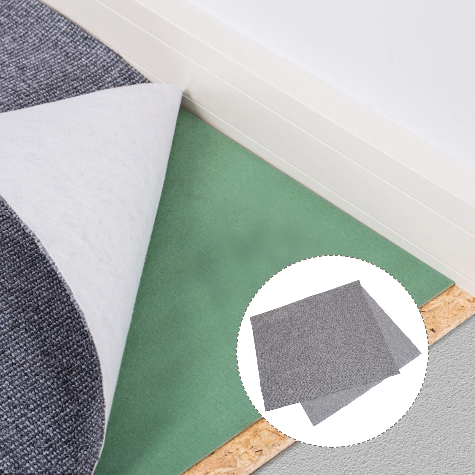 

Rugs Fabric Floor Mat Liners Non-slip Cloth Carpet Bottom Non-woven Material Nonslip