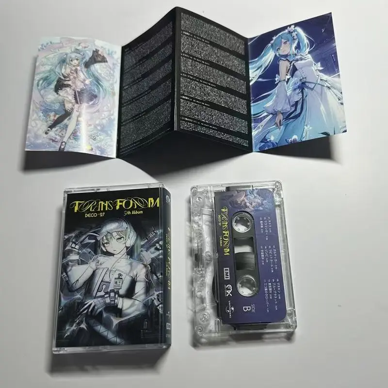Фото Электронная музыкальная лента DECO * 27 Hatsune Miku, ТРАНСФОРМА, альбом, кассеты для возрождения, косплей-рекордер, Walkman, автомобильные звуковые дорожки, коробка, подарки №2