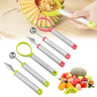 3 in 1 fruit platter carving knife melon spoon ice cream scoop watermelon kitchen gadgets kitchen accessories tools food cutter