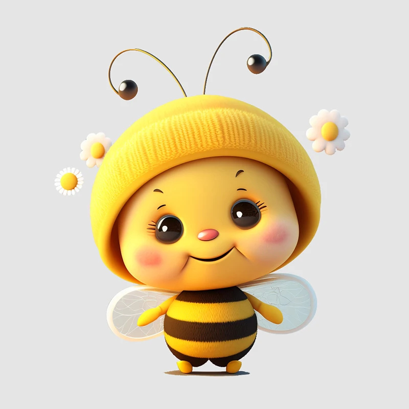 

Автомобильная наклейка, милая маленькая пчелка, водонепроницаемая виниловая наклейка, автомобильные аксессуары, декоративные наклейки для автомобиля