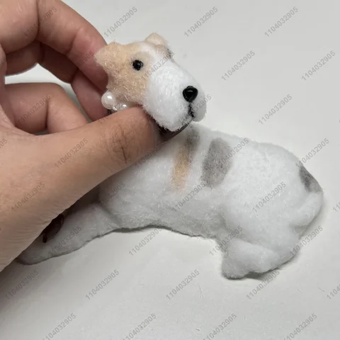 Foxhound Dog Taba Squishy Силиконовая ручная роспись Собачий щенок Нечеткая игрушка для сжимания животных Моти Игрушка для рук Расслабление стресса