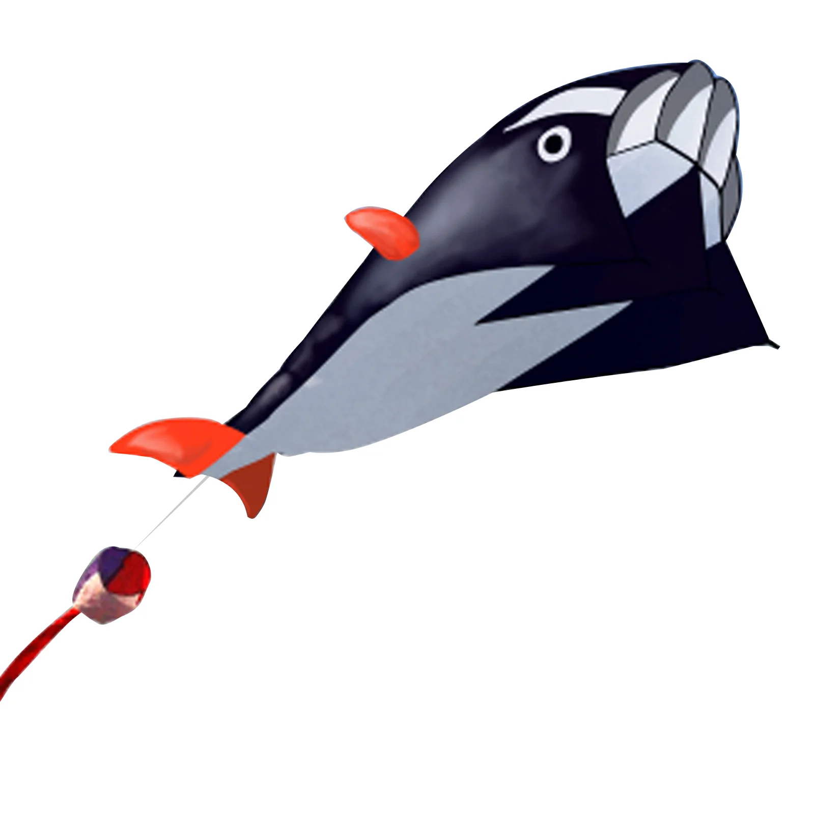 

3D Huge Dolphin Fly Kite Soft Parafoil Giant Blue Kite Outdoor Sport Dolphins Flying Kites Toys Easy to Fly Sport Kite Parachu
