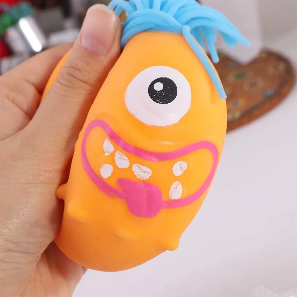 Vinyl Hair-pulling Squeeze Toys Stretch Pinch Kneading Slow Rebound Toy Soft Ins Unique Ball