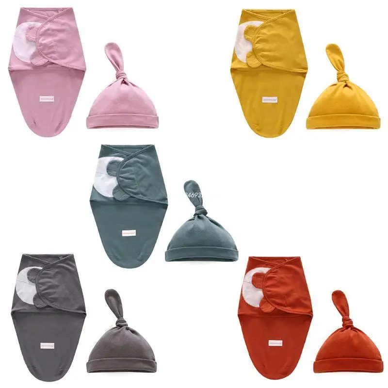 

Newborn Photo Props Wraps&Photography Blanket Hat DIY Infant Photo Blanket Swaddle Photography Props Wraps for Girl Boy Dropship