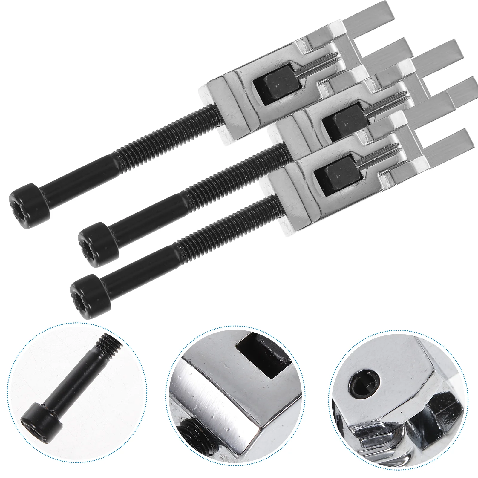 

Set of Double Locking Locked Saddles for Guitar Tremolo Bridge with Saddle Blocks