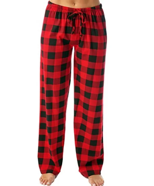 

Ladies Casual Pajama Pants Comfortable Women Sleepwear Bottoms Stretch Sleep Pants with Pockets Drawstring Pajama Bottoms