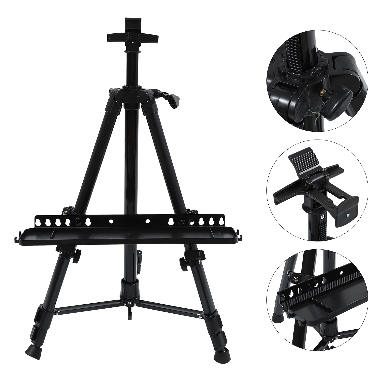 

Artist Easel Stand Painting Folding Drawing Board Desktop Tripod Hand Shaking Rack