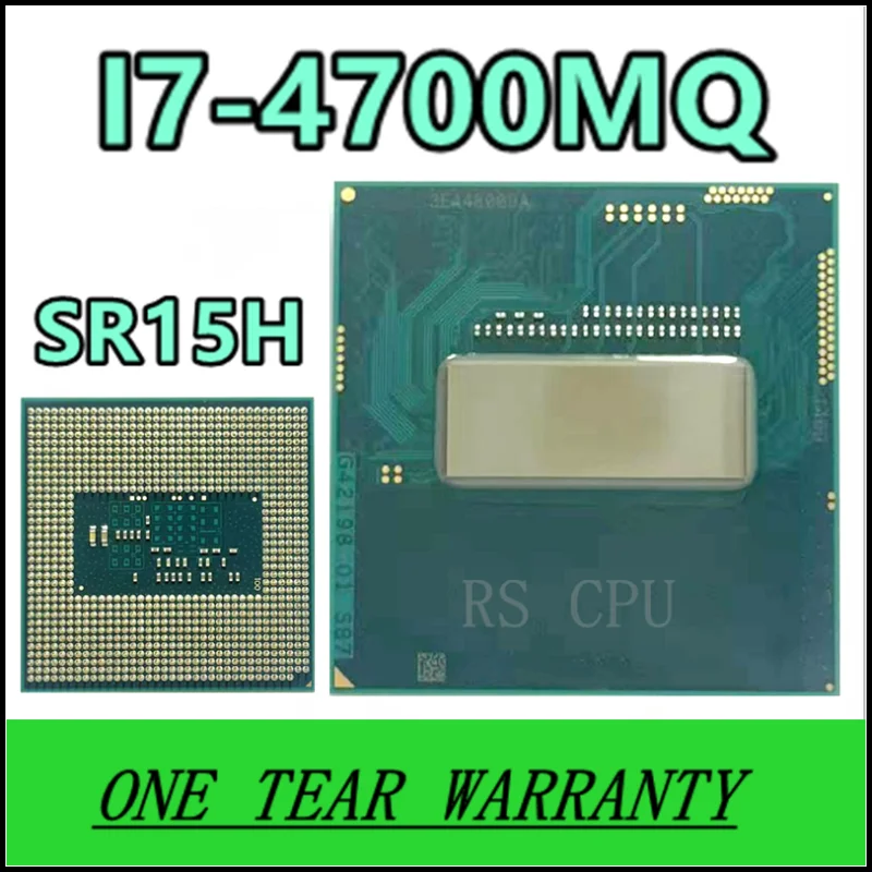 I7-4700MQ i7 4700MQ SR15H 2,4 ГГц четырехъядерный восьмипоточный ЦПУ Процессор 6 Мб 47 Вт Разъем G3 / rPGA946B