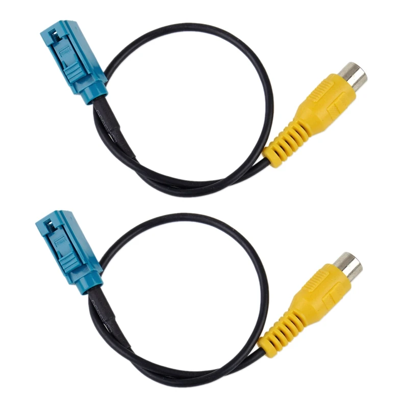 

2X 8-дюймовый Fakra камера заднего вида RCA кабель адаптер для парковки для Mercedes Benz Ford