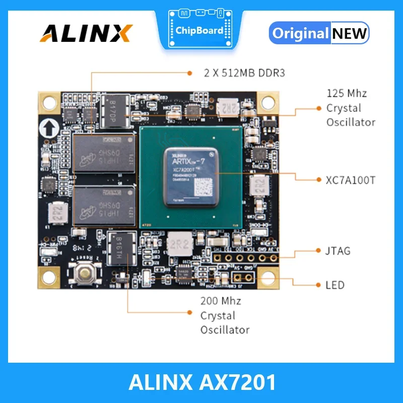 XILINX Artix-7 XC7A200T Плата разработки FPGA A7 SoMs SFP Оценочные комплекты ALINX AX7201