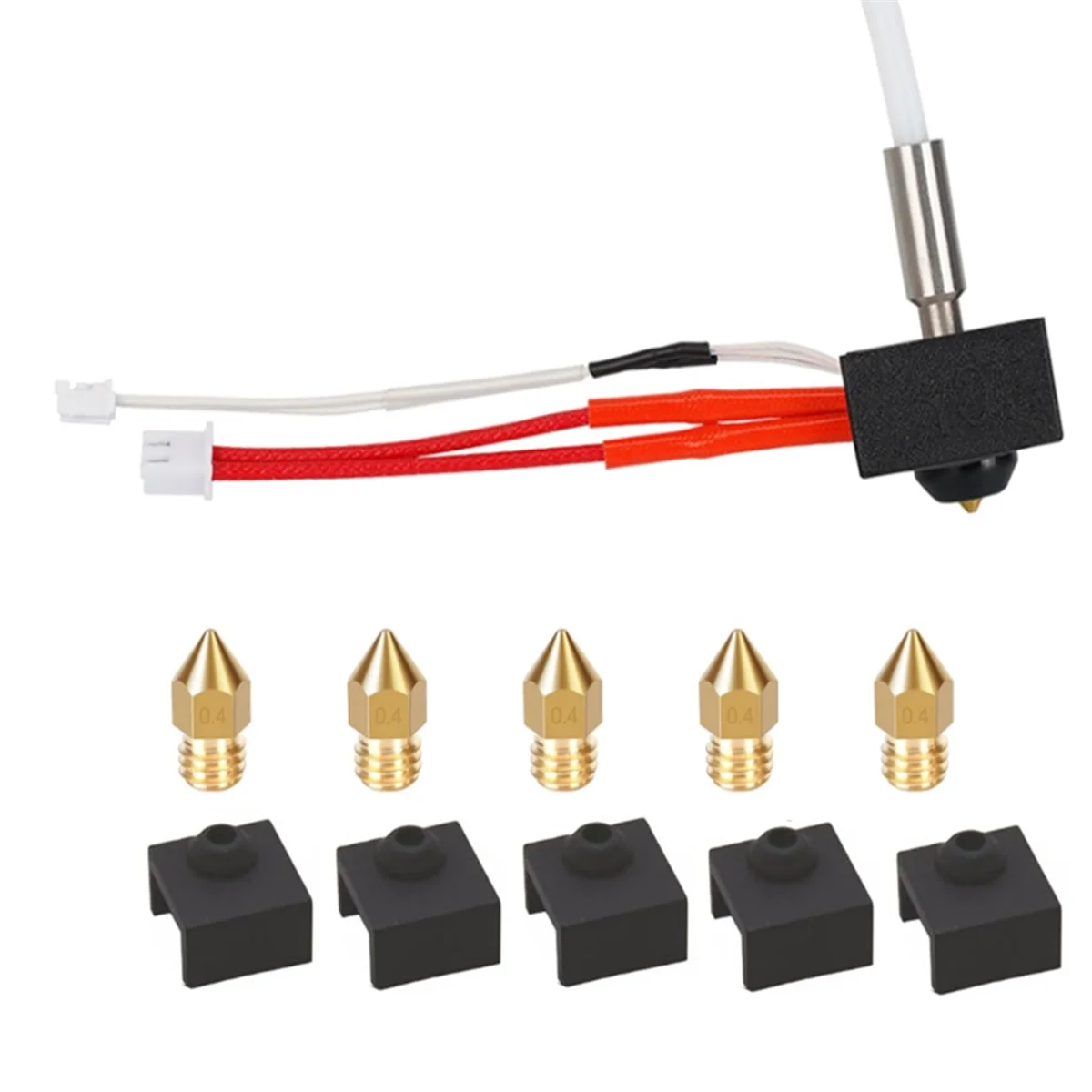 3D Printer Hotend Heating Block Kit for Neptune 3 Pro/3 Plus/Max Accessories Replacement Print Head