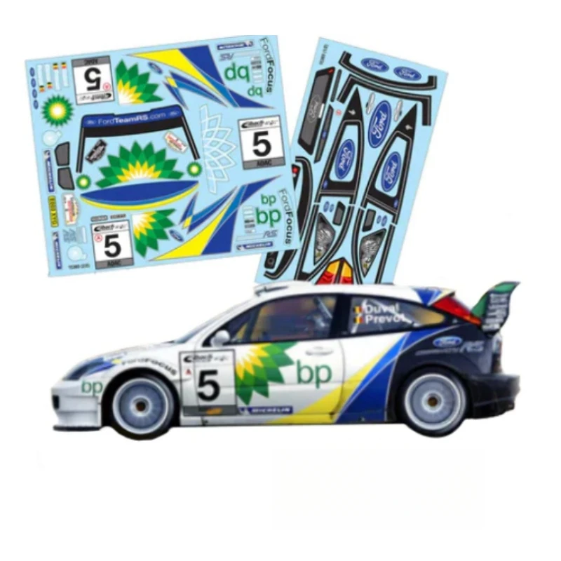 1/10 комплект наклеек для Ford Focus BP Tamiya TT01 TT02 HPI Kyosho 58308