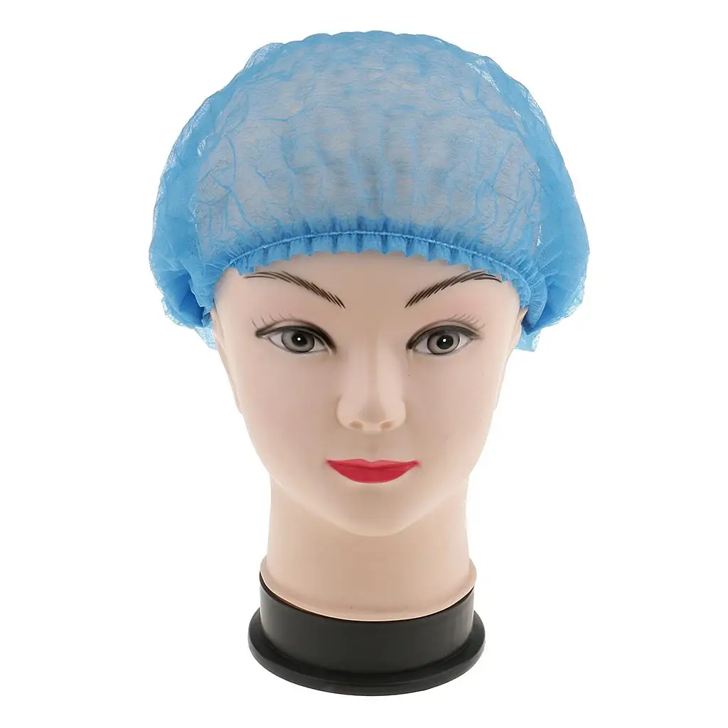 

10pcs Disposable Nurse Non-woven Bouffant Hair Net Caps
