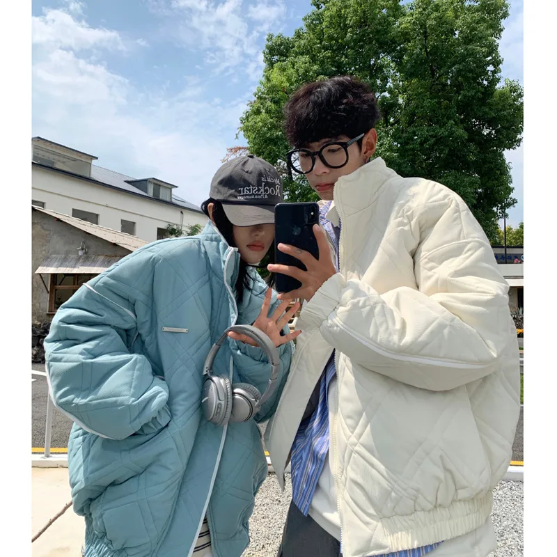 Winter Jacket Men Warm Fashion Oversized Thickened Down Jacket Men Streetwear Korean Loose Thick Short Coat Mens Parker Clothes