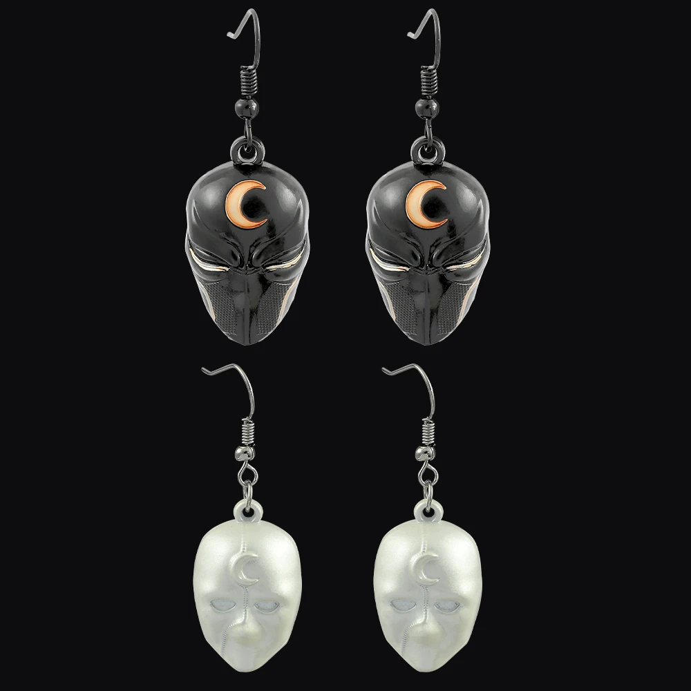 

Moon Knight Marvel Jewelry Earrings Marc Spector Cosplay Costumes Prop Bff Gift Party Jewelry