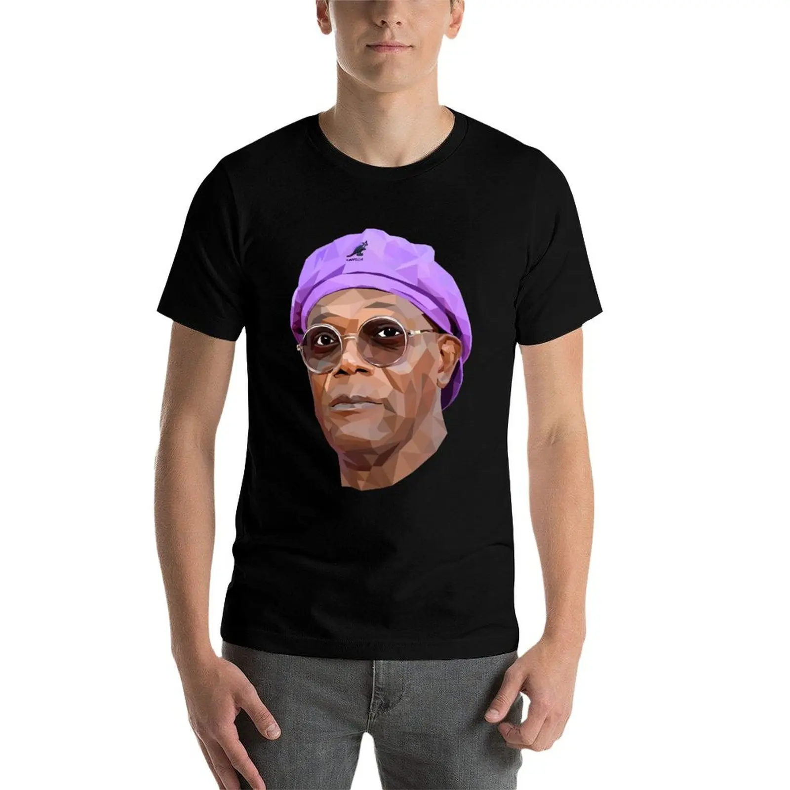 Футболка Samuel L. Jackson одежда больших размеров мужские футболки большого размера