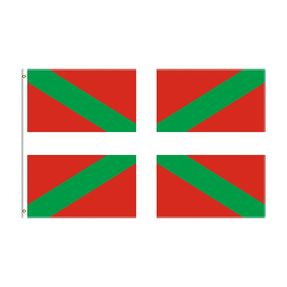 

3x5 Ft Basque Country Flag Polyester Printed County Banner For Decor