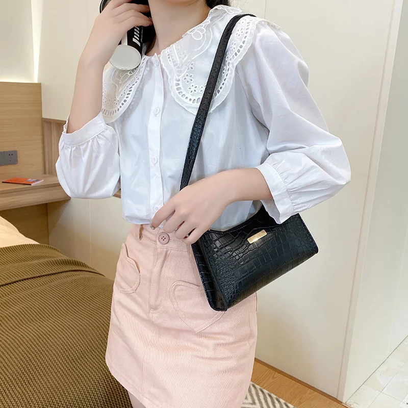 

Women's One Shoulder Underarm Bag 2023 Hand Bag Fashion Simple French Stick Bag Korean Handbag Bags for Women