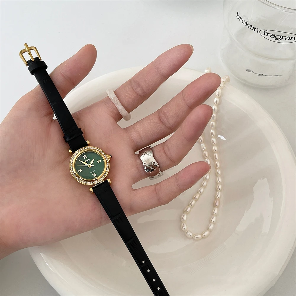 Новая мода IEKE в стиле ретро нишевый стиль Алмазный циферблат темпераментный