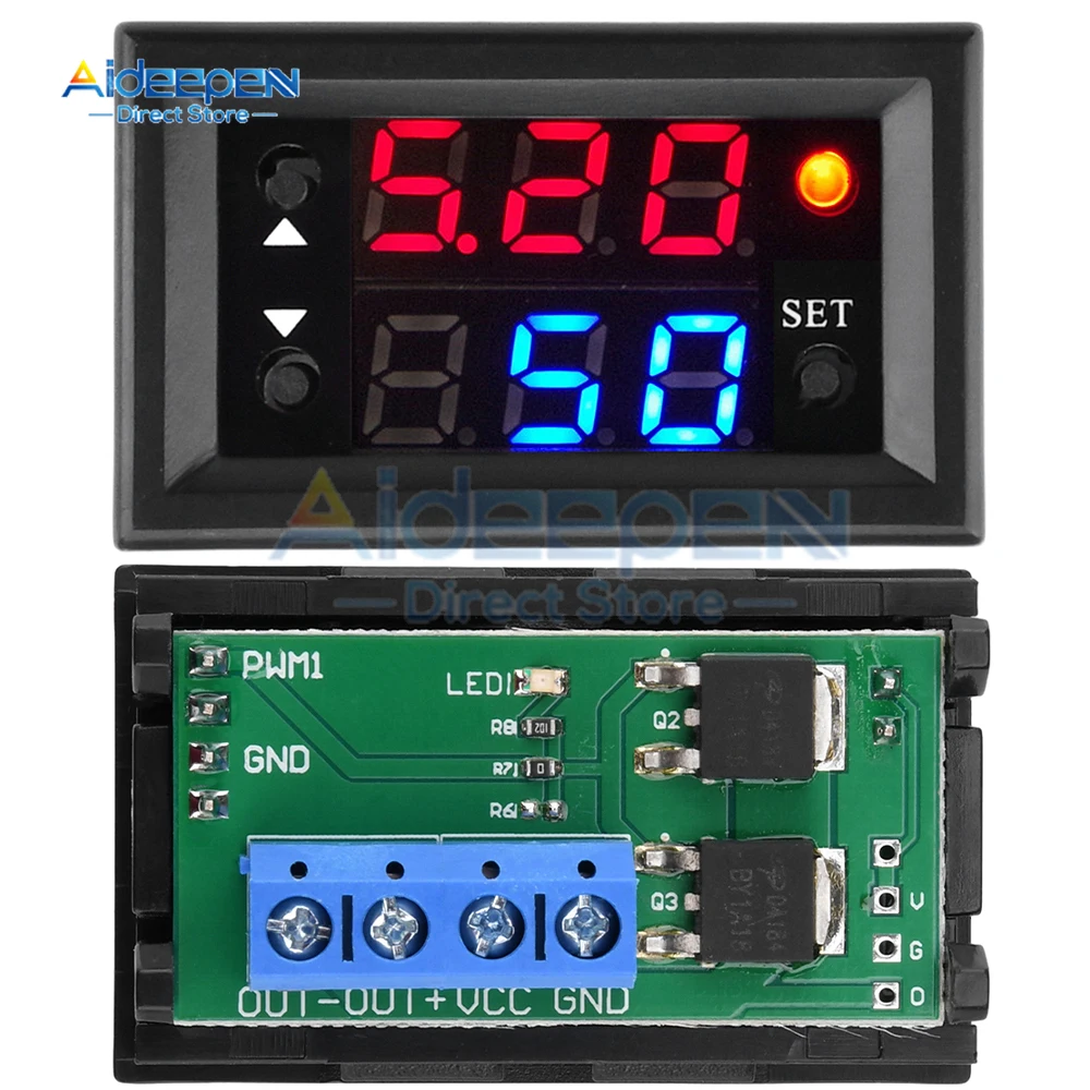 DC4-28V PWM высокомощный регулятор инструмент для измерения частоты 1-160 кГц частота и