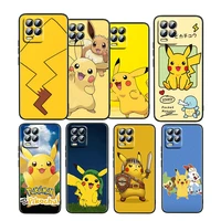 pikachu baby cartoon cute for oppo realme gt neo master edition 9i 8 7 pro c21 narzo 30 5g soft silicone black phone case cover