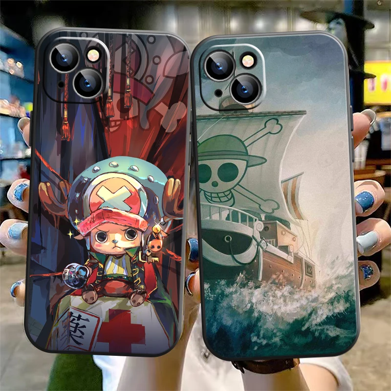 

Цельный чехол для телефона с аниме для iPhone 13 12 11 Pro 12 13 Mini X XR XS Max SE 6 6s 7 8 Plus, мягкий чехол