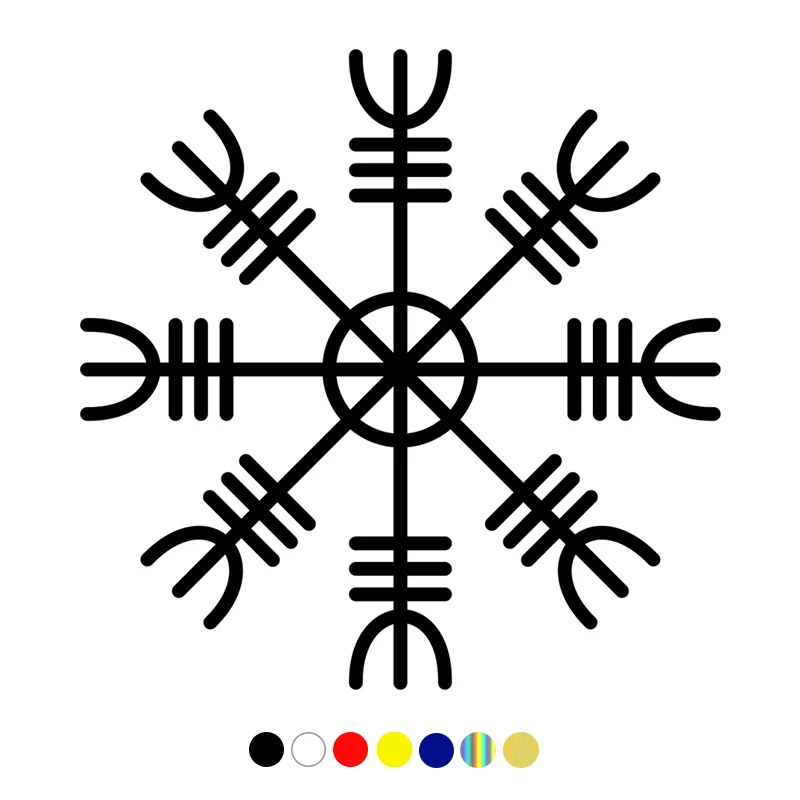 

CS-809 # различные цвета скандинавский страшный шлем-Agischialm РУНИЧЕСКАЯ Автомобильная Наклейка Виниловая наклейка для автомобиля наклейки выбр...